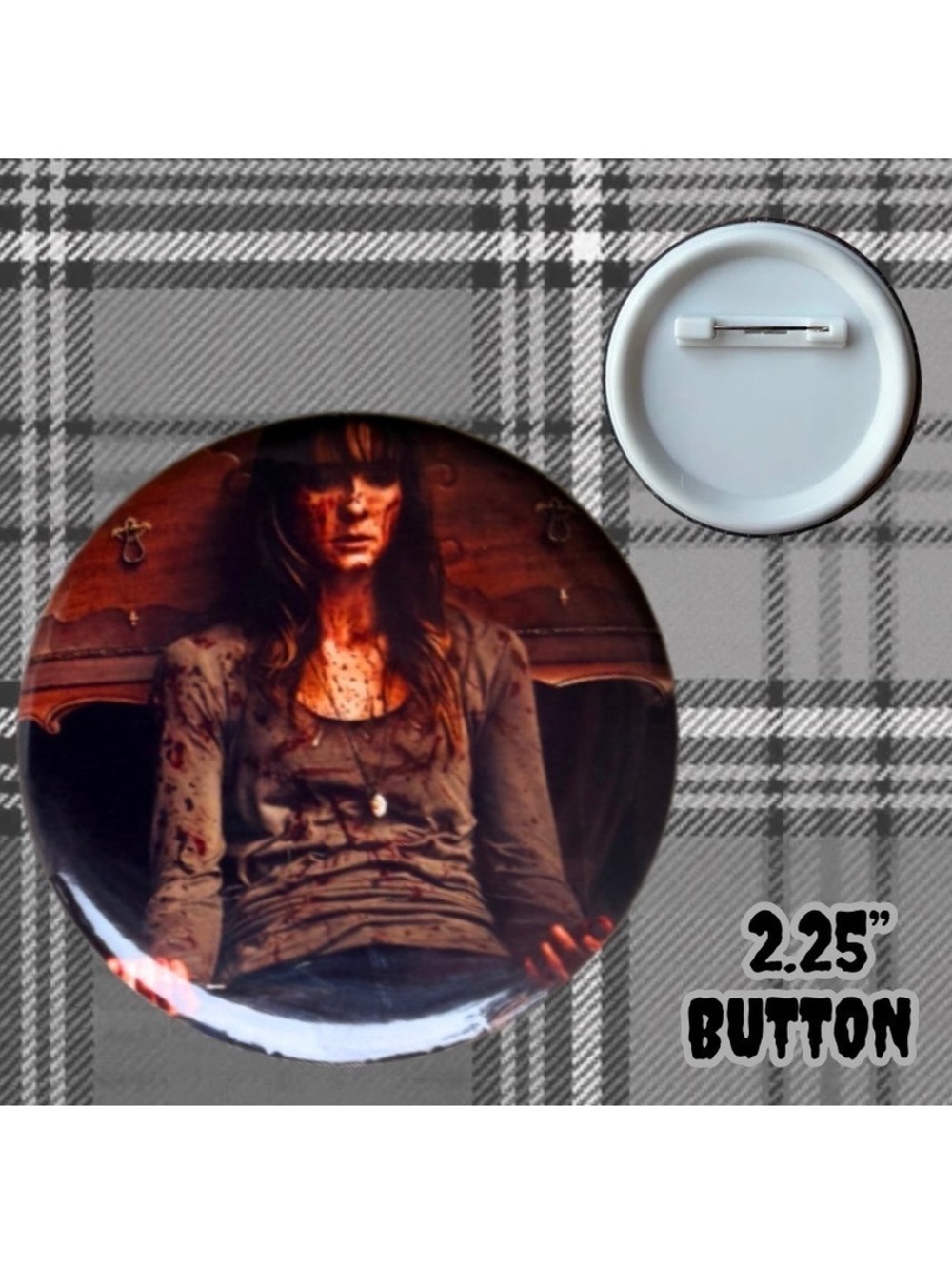 You’re Next Erin 2.25 Inch Horror Button